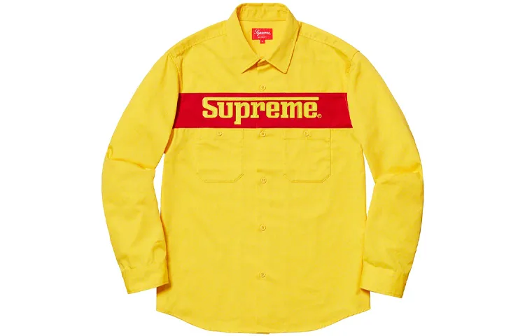 Supreme SS19 Shirt Unisex Yellow