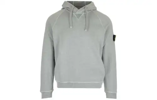 STONE ISLAND Sweatshirts Men's Light Gray Hooded Moderate