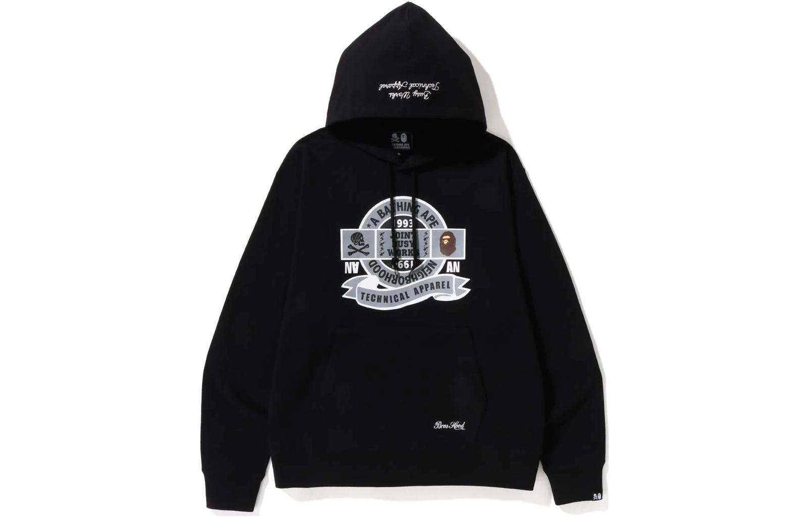 Худи A BATHING APE x NEIGHBORHOOD (черное)