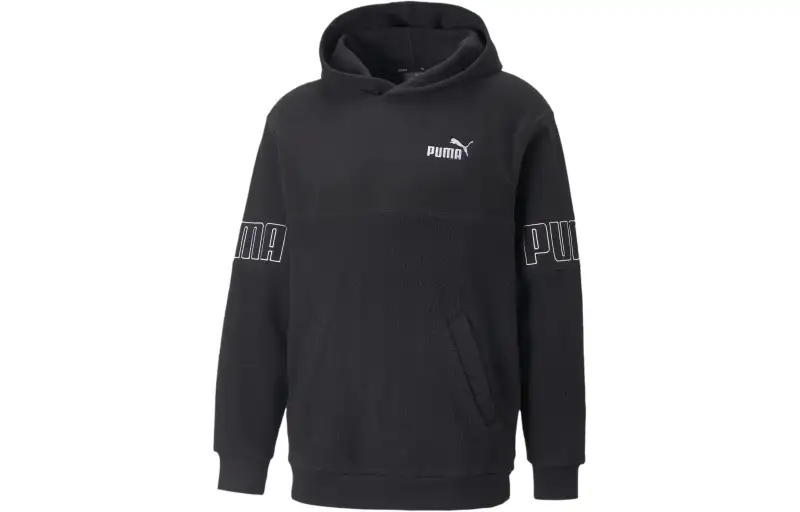 PUMA Sweatshirts Men's Black Hooded Moderate Other