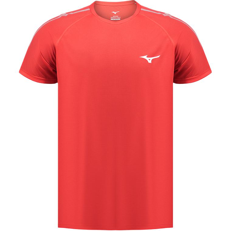 Mizuno Running T Shirt Men’s Red