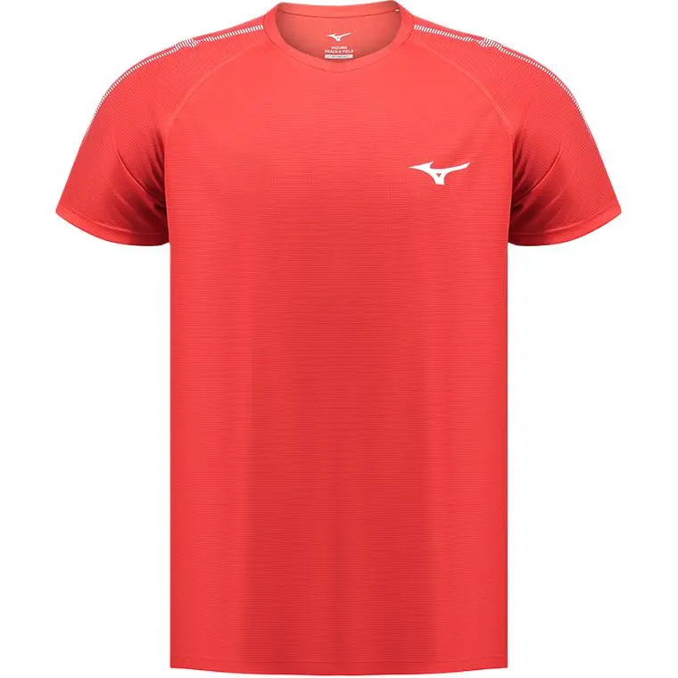 Mizuno Running T Shirt Men's Red