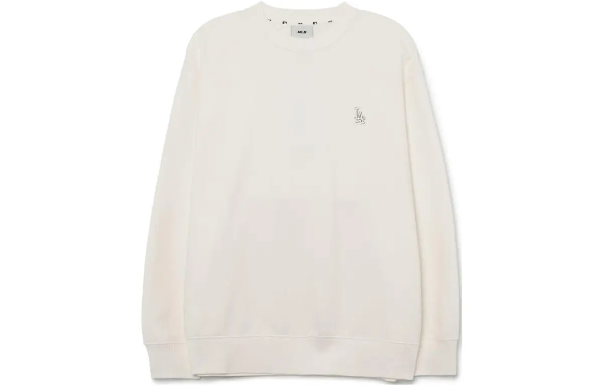 MLB Sweatshirts Unisex Cream Crew Neck Moderate