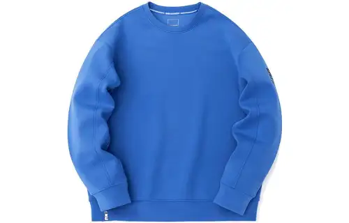 ANTA Sweatshirts Men's Blue Crew Neck Moderate Regular