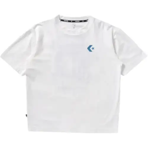 Converse T Shirts Men's White Crew Neck Moderate