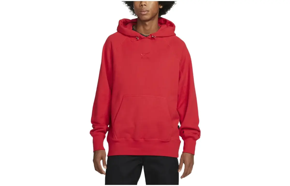 Nike Sweatshirts Men's Red Hooded Moderate Regular