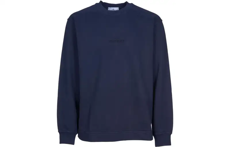 STONE ISLAND Sweatshirts Men's Blue Crew Neck Moderate