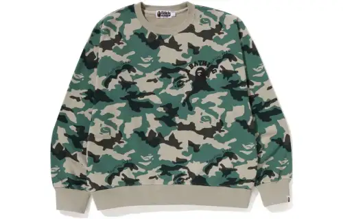 Bape Woodland Camo Loose Fit Crewneck