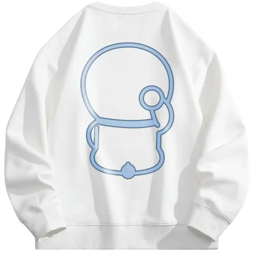 Doraemon Sweatshirts Unisex Crew Neck Moderate Regular