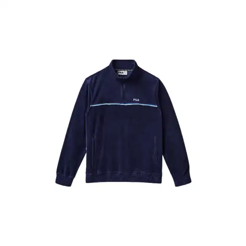 FILA Jackets Men's Sky Blue Stand Collar Moderate Other