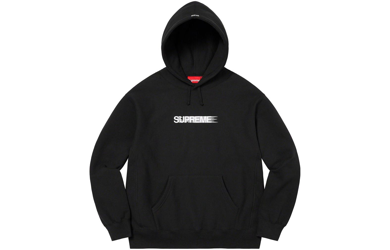Худи Supreme SS23 Motion Logo Hooded (черное)