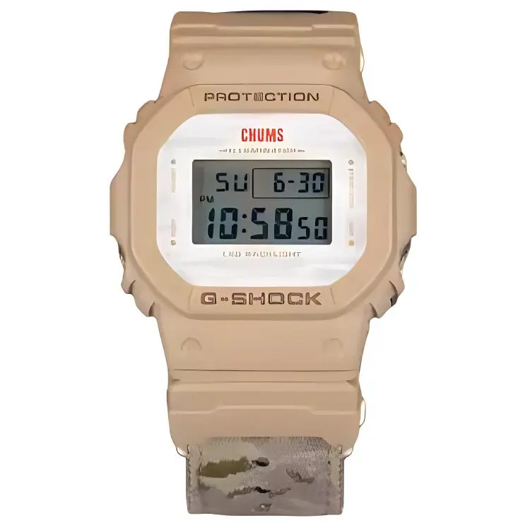 CASIO China Li Ning G SHOCK Quartz Movement Nylon Strap Watch Men's Watches White Dial