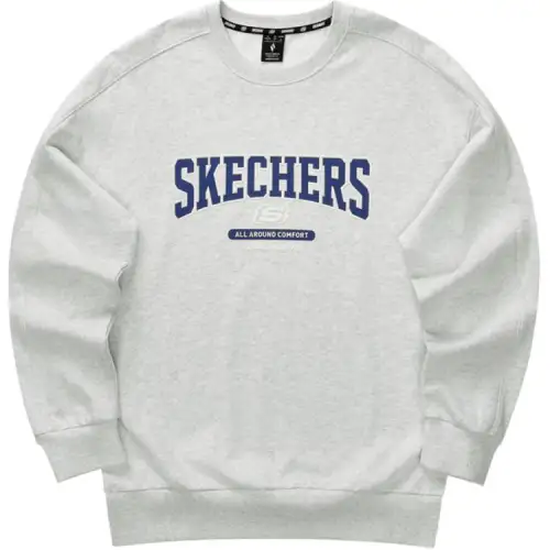 Skechers Sportlife Sweatshirt Unisex Light Heather Gray