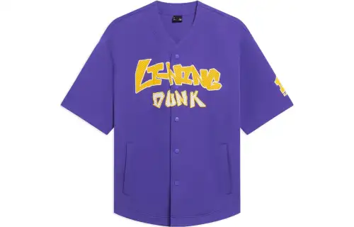Li Ning Sports Lifestyle Collection Sports Fashion Collection Letter Print Sweatshirt Unisex Free Purple