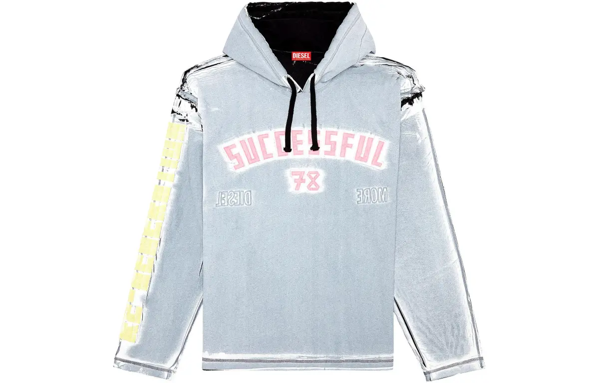 DIESEL FW23 Sweatshirt Men's Light Blue