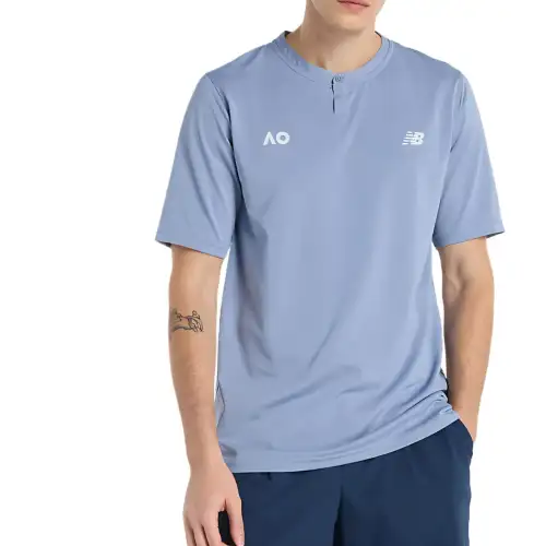 New Balance Tournament Top T Shirt Men's Blue
