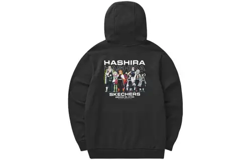 Skechers Demon Slayer Kimetsu No Yaiba Collaboration Collection Sweatshirts Unisex Hooded Moderate Regular