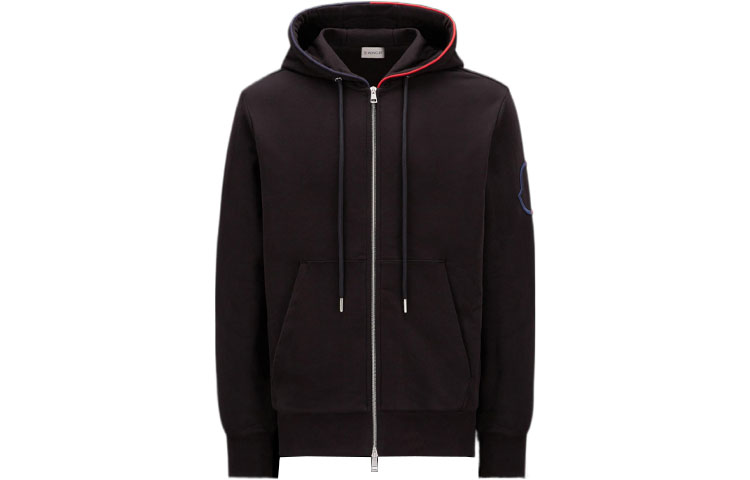 Мужское худи Moncler Moncler SS23 Logo (черное)