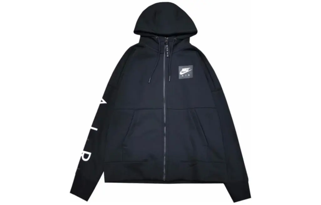 Nike Sweatshirts Men's Black Hooded Moderate Regular