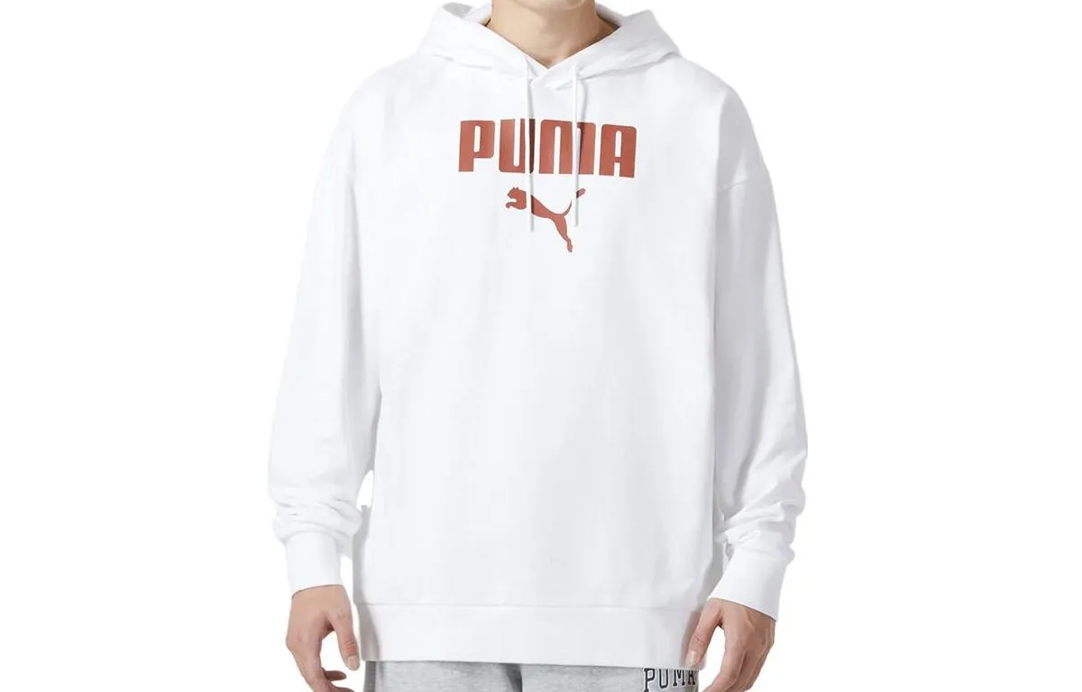 PUMA Sweatshirts Unisex White Hooded Moderate Other