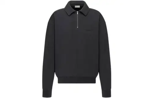 DIOR Half-Zipped Long-Sleeved Sweatshirt