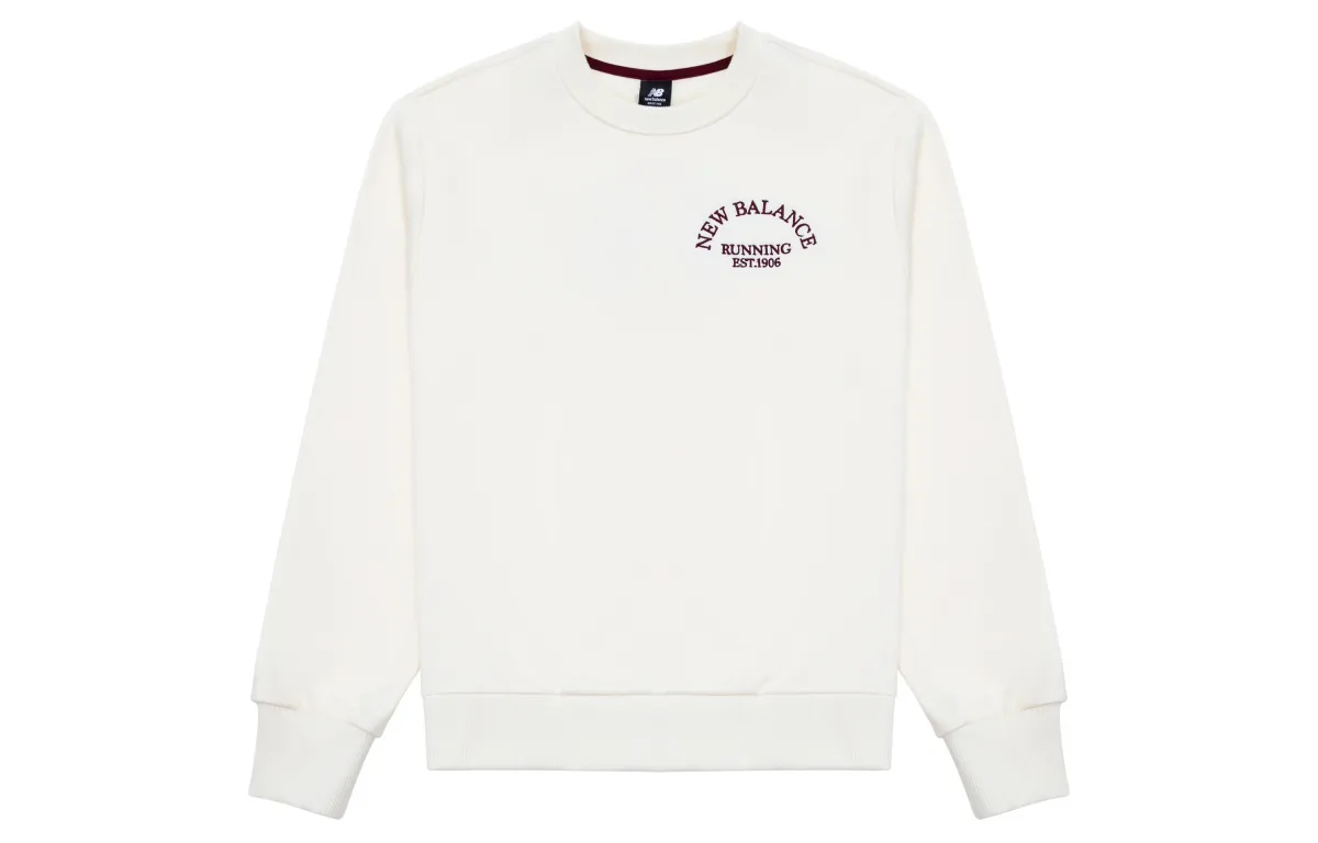 New Balance Crew Neck Sweatshirt Unisex White