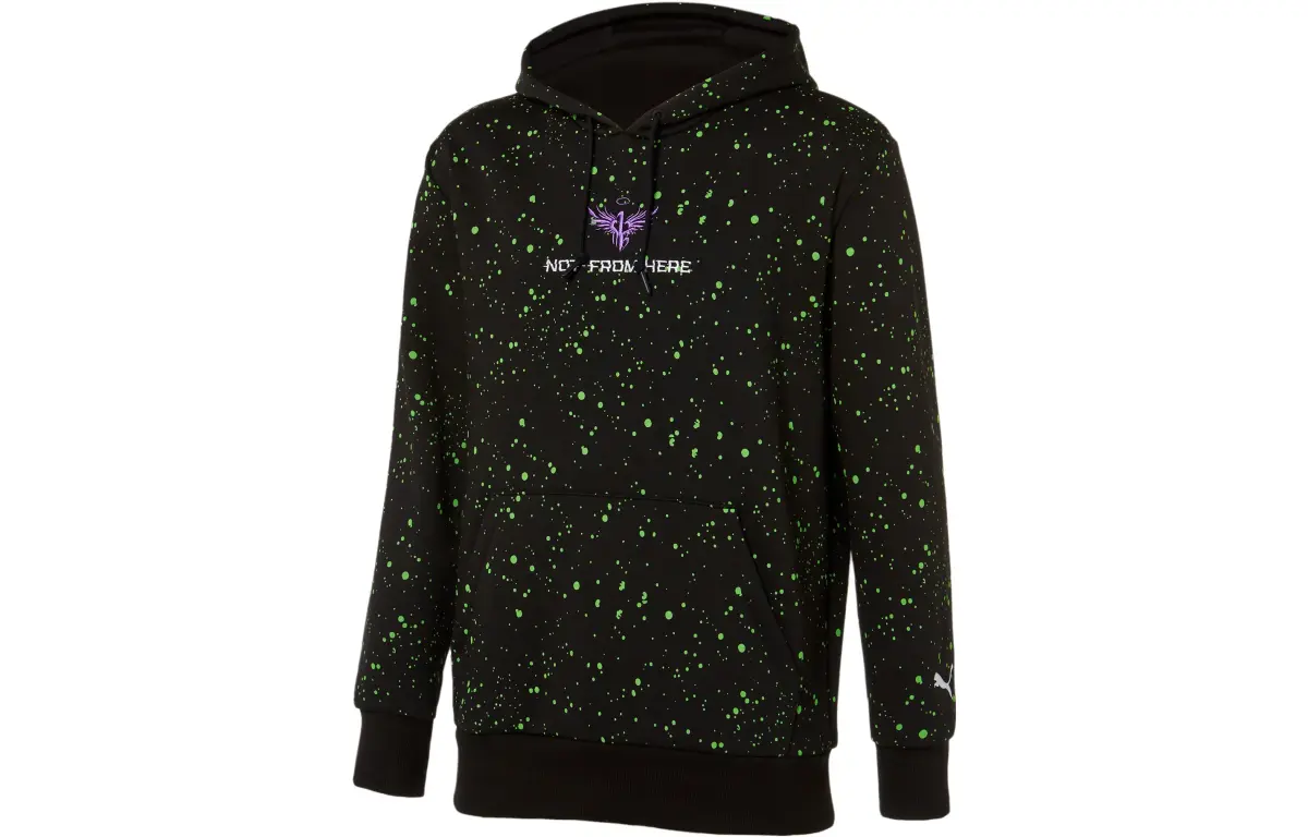 PUMA Sweatshirts Men's Black Hooded Moderate Other