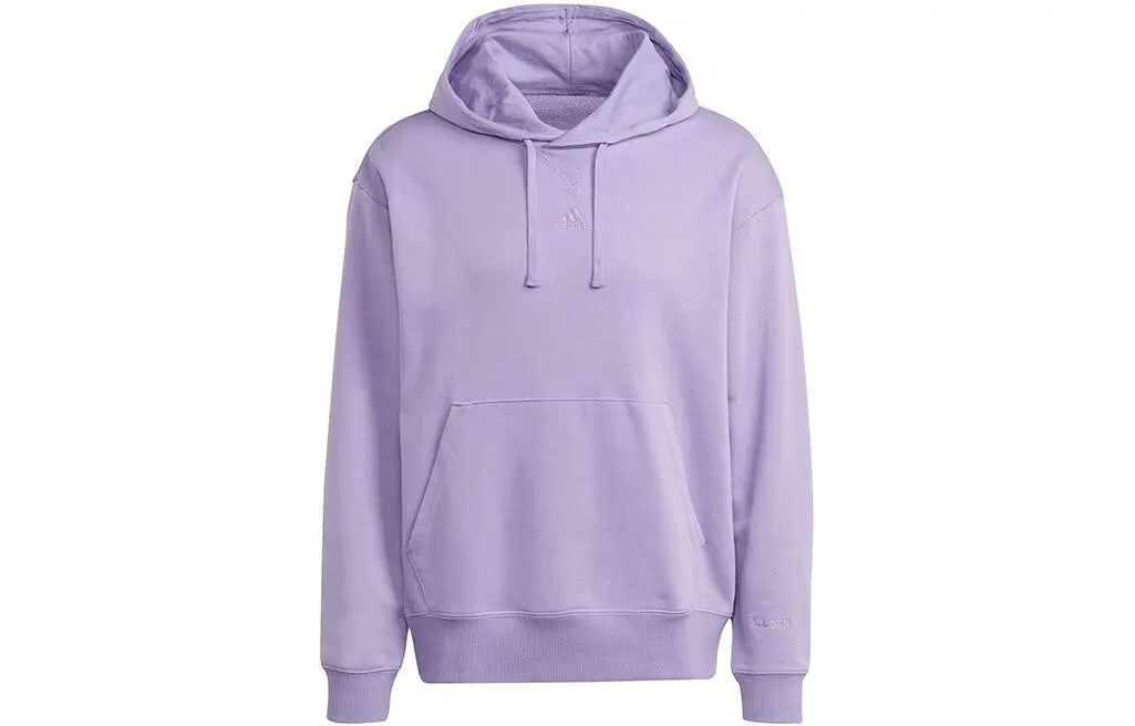 Adidas Sweatshirts Men's Violet Hooded Moderate Regular