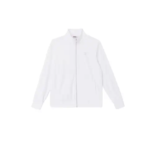 FILA Deverall Velour Jacket Jackets & Coats Men's White 100