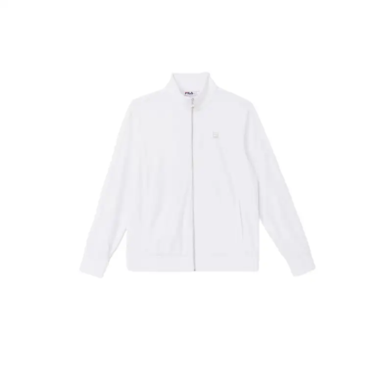 FILA Deverall Velour Jacket Jackets & Coats Men's White 100
