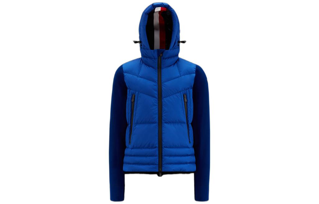 Мужская куртка Moncler Grenoble Комбинированная (- серо-синяя)
