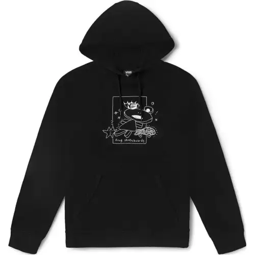 Vans Sweatshirts Men's Black Hooded Moderate Regular