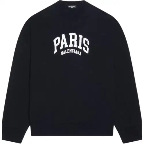 Balenciaga Sweater Loose Fit Men's Black