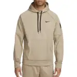 Nike Sweatshirts Men's Khaki Hooded Moderate Regular