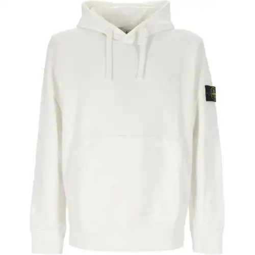 STONE ISLAND Logo Patch Drawstring Hoodie