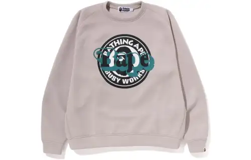 Bape Double Knit Bape Sta Relaxed Fit Crewneck