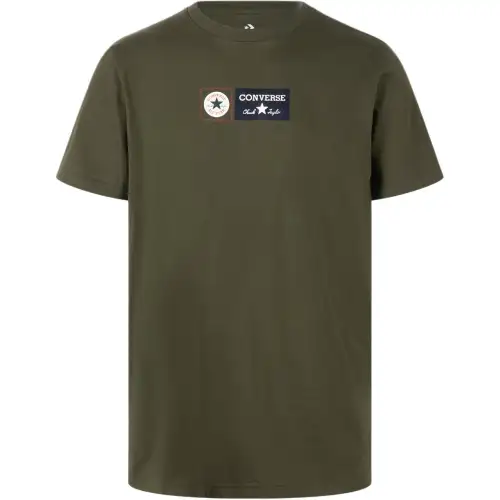 Converse T Shirts Men's Green Crew Neck