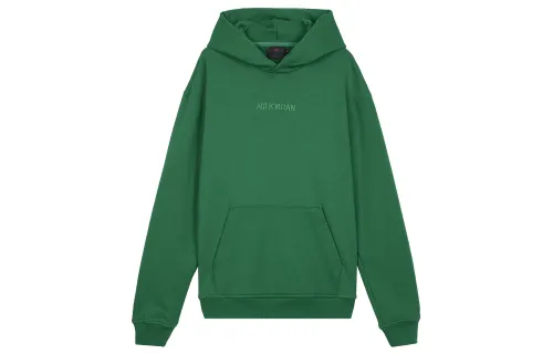 Jordan Wordmark Sweatshirts Men's Pine Green Hooded Moderate Regular