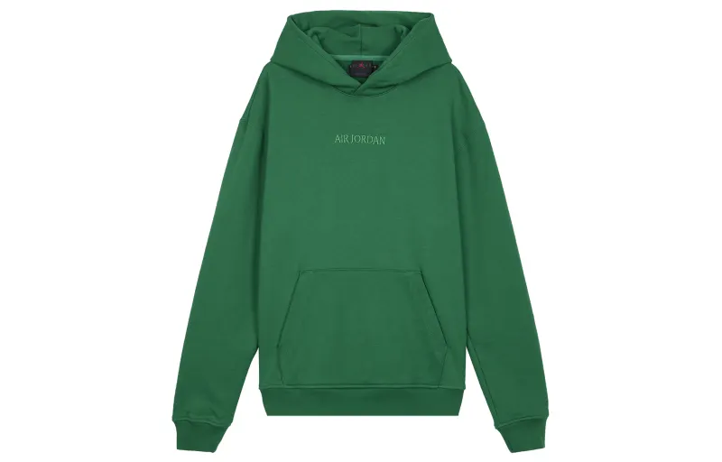Jordan Wordmark Sweatshirts Men's Pine Green Hooded Moderate Regular