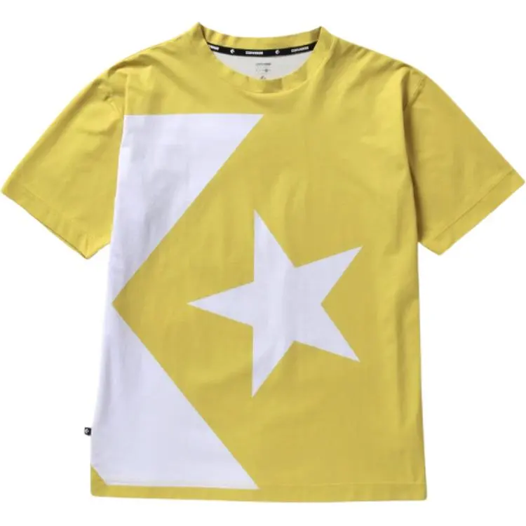 Converse BIG CHEVRON LOGO TEE MENS T Shirt Men's Lemon