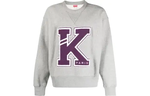 KENZO Logo Patch Detailed Crewneck Sweatshirt