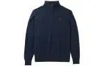 Timberland Sweatshirts Men's Navy Blue Stand Collar Moderate Regular
