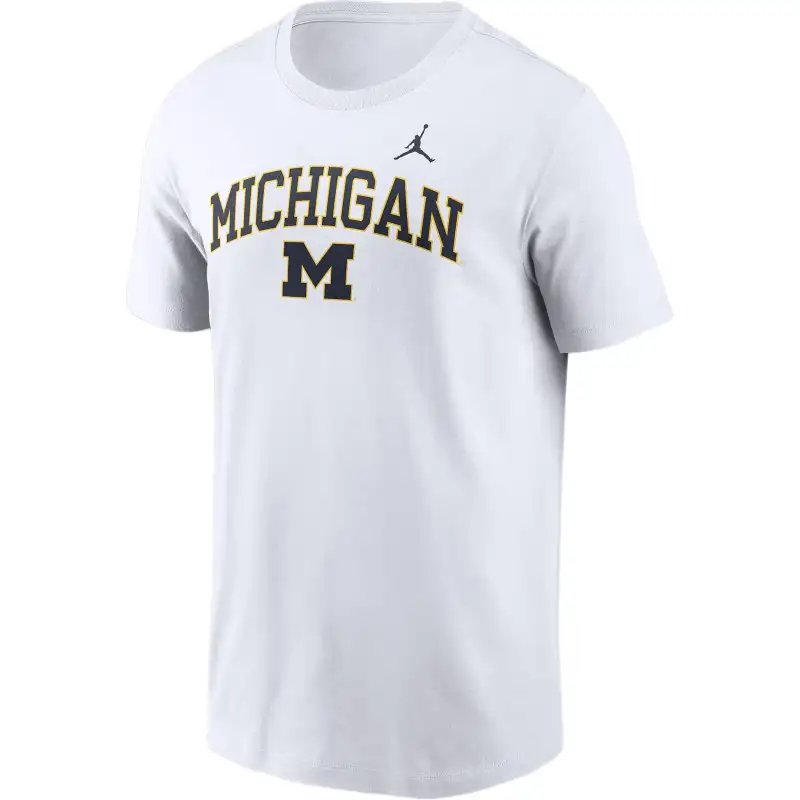 Jordan Men's College T-Shirt Michigan Wolverines Jordan Blitz