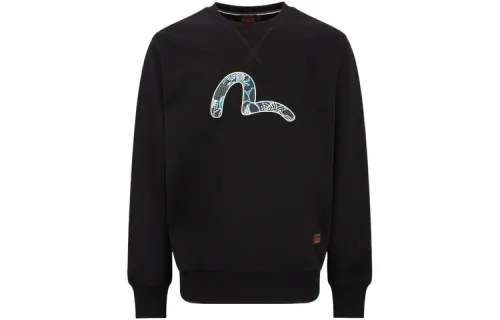 EVISU Sweatshirts Unisex Crew Neck Moderate Regular
