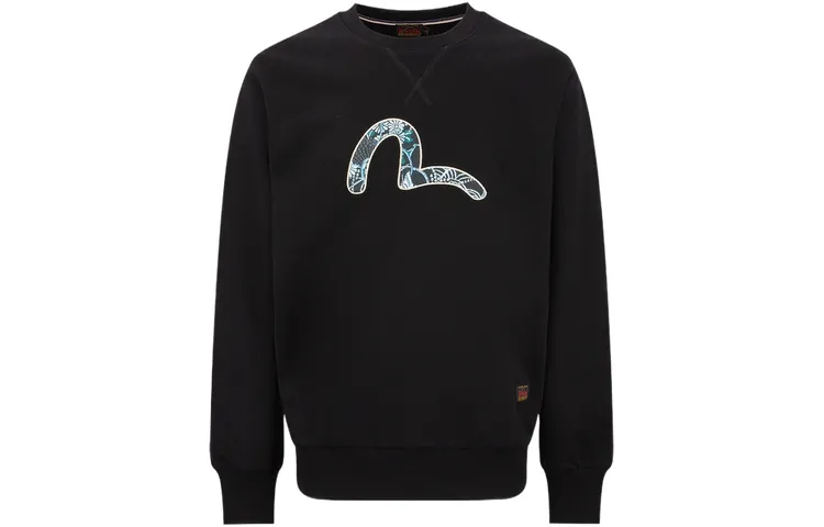 EVISU Sweatshirts Unisex Crew Neck Moderate Regular
