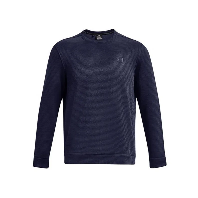 Under Armour Sweatshirts Men's Blue Crew Neck Moderate Regular