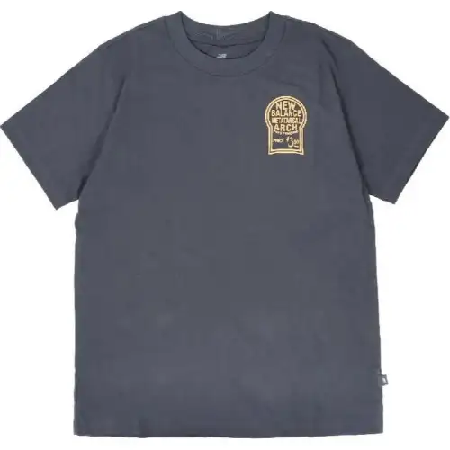 New Balance Sport EssentialsEssentials Metatarsal T Shirt Men's Gray Orange Yellow