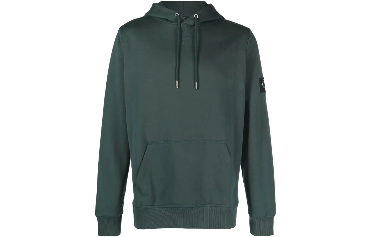 Calvin Klein Logo-patch Drawstring Hoodie