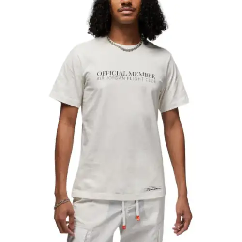 Jordan T Shirts Men's White Crew Neck