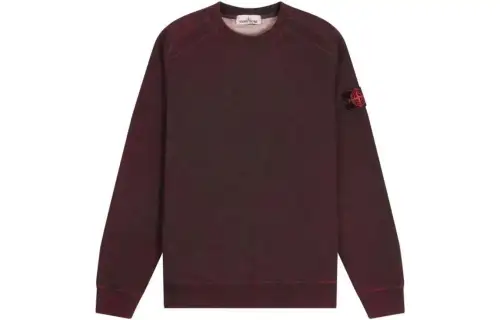 STONE ISLAND Sweatshirt Men's Burgundy